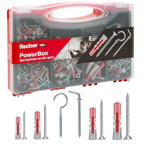 Fischer PowerBox 564282 - Tacos DuoPower con tornillos y... - Auto & Moto Amazon Espagne à 18.41€