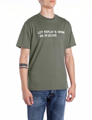 Replay M3021 Camiseta, 835 Sage Green, XXXL Hombres - Jouets & Jeux en promo à 23.43€