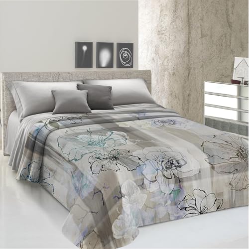 PENSIERI DELICATI, Telo Copriletto 2 Piazze 260 x 280 cm... - Home & Kitchen Amazon Italy à 42.09€