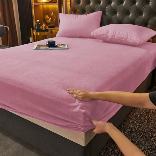Gezu Spannbettlaken, 90 x 200 + 30 cm, Rosa, Wollflanell... - Maison & Cuisine Amazon Allemagne à 15.07€