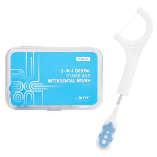 Y-Kelin 2 in 1 Dental Floss and Interdental Brush（10... - Santé & Bien-être Amazon Royaume-Uni à 1.79€