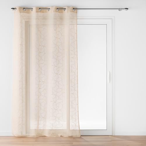 Douceur d'Intérieur, Luxor Net Curtain with Eyelets 140 x... - Sports & Fitness en promo à 13.40€
