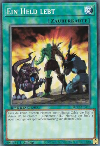 SGX2-DEA16 - EIN Held lebt - Secret Rare - Deutsch - Speed... - Jeux Vidéo & Consoles Amazon Allemagne à 2.34€