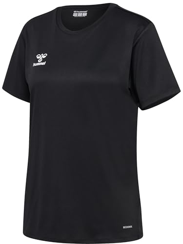 hummel hmlESSENTIAL Jersey S/S Woman, Black, M - Amazon Royaume-Uni à 17.95€