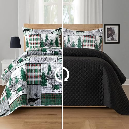 Elegant Comfort 3-teiliges rustikales Kariertes... - Home & Kitchen Amazon Germany à 43.01€