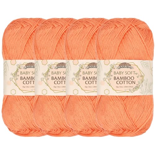 Fil JubileeYarn Baby Soft Bamboo Cotton - 50 g par pelote... - Bébé & Puériculture Amazon France à 14.07€