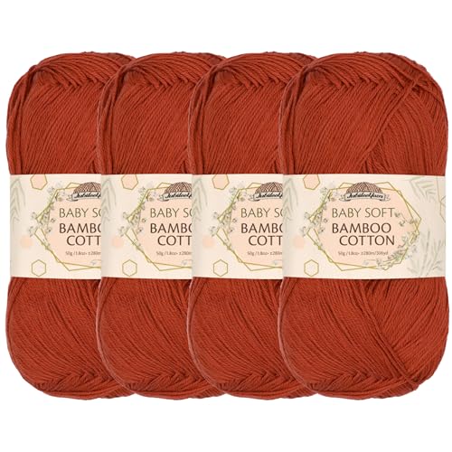 Fil JubileeYarn Baby Soft Bamboo Cotton - 50 g par pelote... - Bébé & Puériculture Amazon France à 14.07€