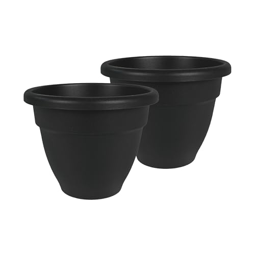 The HC Companies Macetas, Color Negro, 12 Pulgadas (Paquete... - Home & Kitchen Amazon Spain à 25.08€