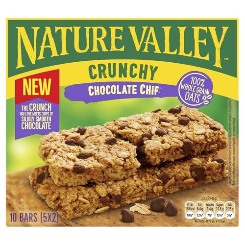 Nature Valley Crunchy Chocolate Chip Bars 5 x 42g (210g) - Nouvelle promo Amazon à 2.48€