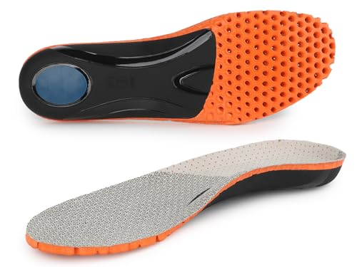 Knixmax Men's Arch Support Leather Insoles - Premium Sports... - Sports & Fitness Amazon Royaume-Uni à 5.09€
