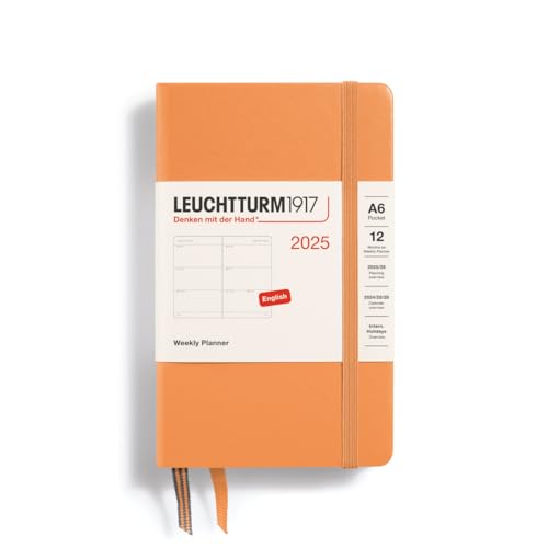 LEUCHTTURM1917 370779 Wochenkalender Pocket (A6) 2025... - Amazon Germany à 8.10€