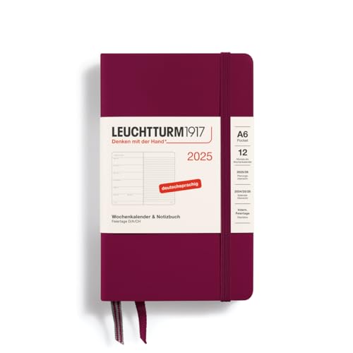 LEUCHTTURM1917 370499 Agenda semanal y cuaderno 2025... - Fournitures Bureau Amazon Espagne à 7.97€