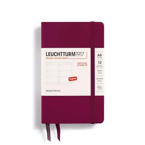 LEUCHTTURM1917 370778 Agenda settimanale 2025, Pocket A6... - Amazon Italy à 8.15€