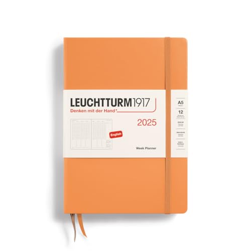 LEUCHTTURM1917 370796 Wochenplaner Medium (A5) 2025... - Amazon Allemagne à 11.94€