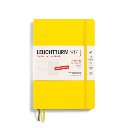 LEUCHTTURM1917 370511 Agenda semainier et bloc-notes 2025... - Amazon France à 13.27€