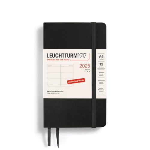 LEUCHTTURM1917 370571 Agenda settimanale 2025, Pocket A6... - Amazon Italie à 9.64€