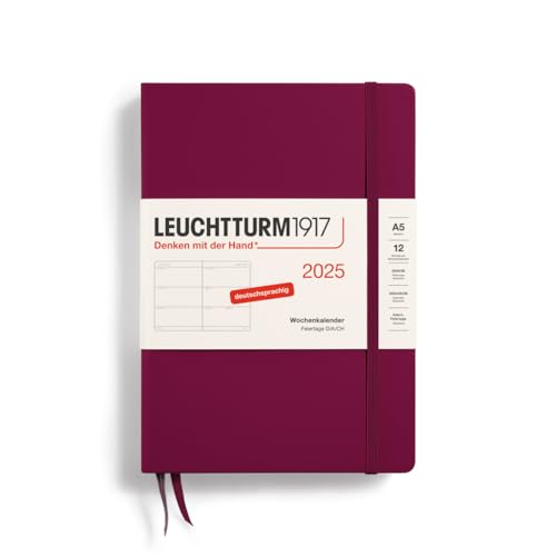 LEUCHTTURM1917 370543 - Agenda settimanale 2025, formato... - Fournitures Bureau en promo à 9.97€