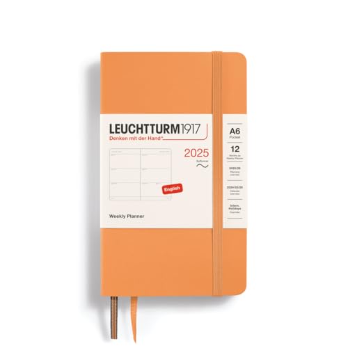 LEUCHTTURM1917 370683 Agenda settimanale Pocket (A6) 2025... - Fournitures Bureau en promo à 8.71€