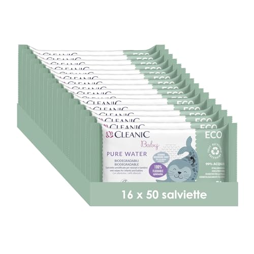 Cleanic Salviette Umidificate Baby Eco Pure Water - (50x16... - Bébé & Puériculture Amazon Italie à 19.42€