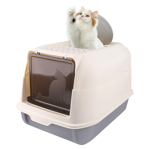 Maison de Toilette pour Chat en Plastique, fermée, adaptée... en promo à 23,89€ (-81%) sur Amazon FR