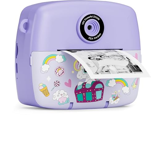 Appareil Photo instantané pour Enfants, Appareil Photo... - Jouets & Jeux en promo à 28.09€