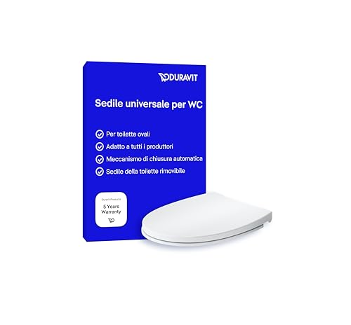 Duravit Sedile Univavo, sedile wc universale ovale, Sedile... - Auto & Moto Amazon Italie à 71.29€