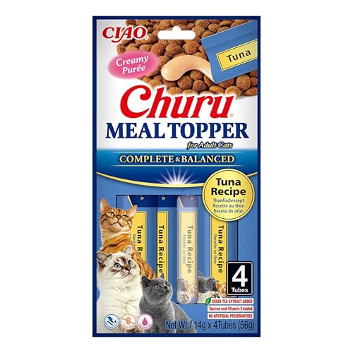 INABA Churu Treats For Cats Meal Toppers - Receta de Atún... - Animalerie en promo à 3.29€