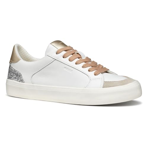 Geox D EMMELENY E, Scarpe da Ginnastica Donna, White, 38 EU - Mode & Vêtements Amazon Italie à 64.87€