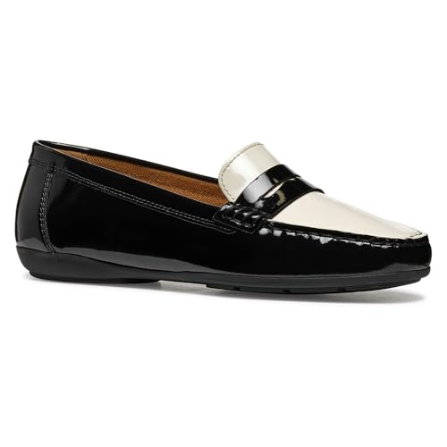 Geox D ANNYTAH Moc A, Mocassino Donna, Black/Papyrus, 36.5... - Amazon Italy à 24.46€