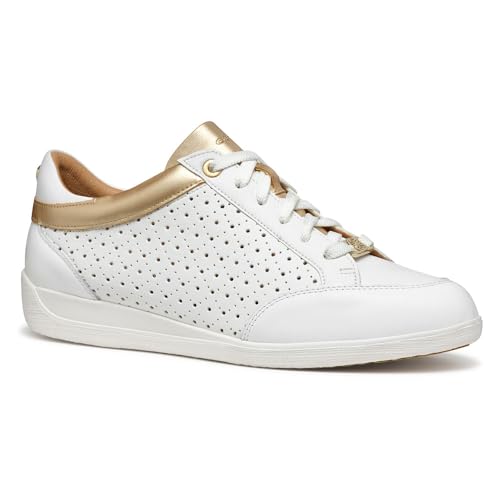 Geox D Myria C, Scarpe da Ginnastica Donna, White, 40 EU - Auto & Moto en promo à 67.70€