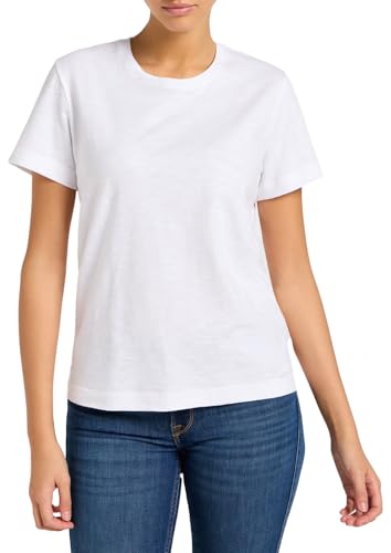 Lee tee Camiseta, Blanco Brillante, XL Mujeres - Amazon Espagne à 8.60€