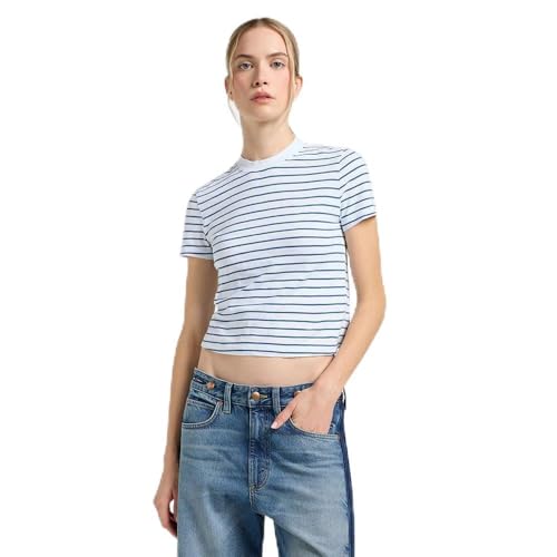 Lee Camiseta de Manga Corta para Mujer, White Indigo... - Amazon Espagne à 6.91€
