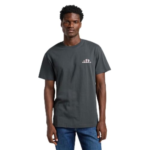 Camiseta con Logotipo Regular, Negro Lavado, M - Bon plan à 16.06€