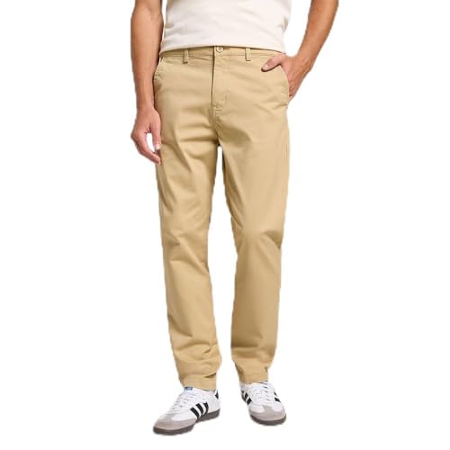 Lee Pantalones Chinos Delgados para Hombre, Corte Recto... - Maison & Cuisine en promo à 50.28€