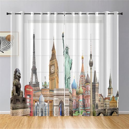 Odot Tende in Voile per Interni Semi Trasparenti 2 Pezzi... - High-Tech & Électronique Amazon Italie à 6.49€