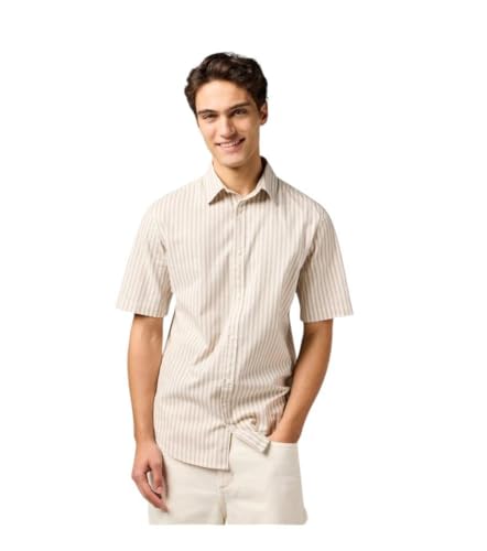 Wrangler Camiseta para hombre, Tan Stripe, L - Amazon Espagne à 11.64€