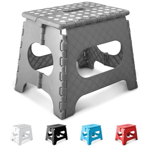 KEPLIN 11 Inch Heavy Duty Folding Step Stool | Non-Slip... - Maison & Cuisine Amazon Royaume-Uni à 11.99€