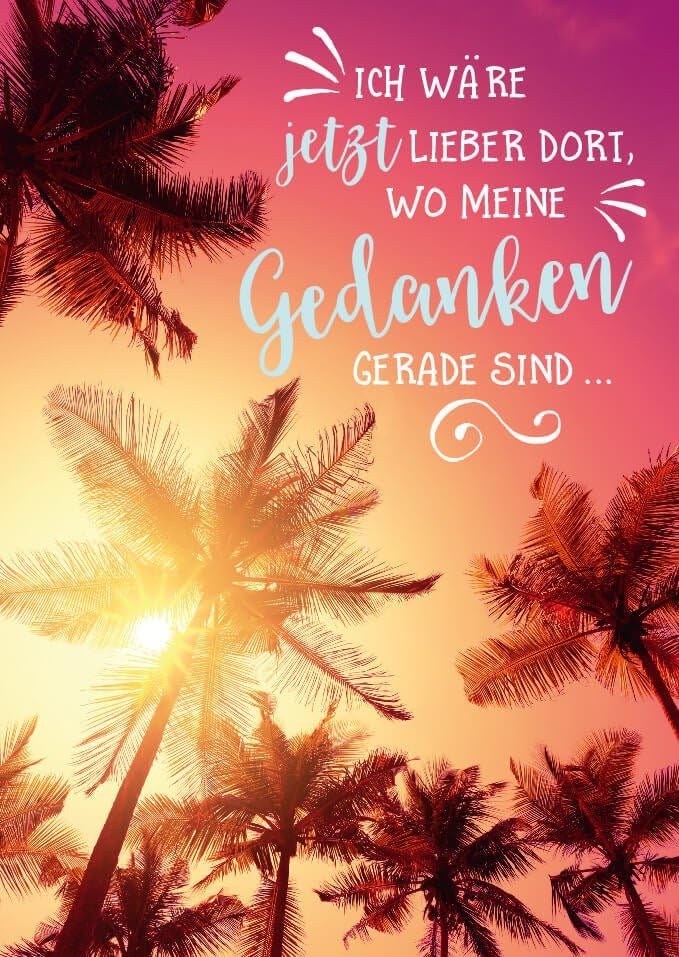 Gutsch Verlag Postkarte Sprüche: Sehnsuchtsvolle Gedanken... - Loisirs Créatifs Amazon Allemagne à 1.50€