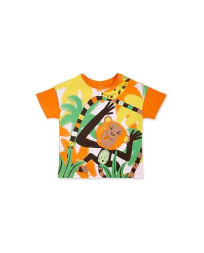 Tuc Tuc Camiseta Manga Corta de bebé niño en Naranja con... - Bon plan à 7.26€