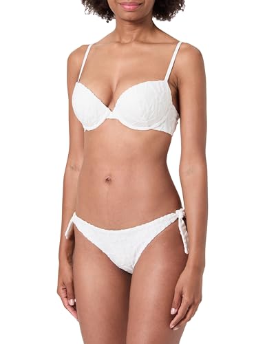 Emporio Armani Woman 3D Bold Logo Triangle Bikini White S - Amazon Royaume-Uni à 64.40€