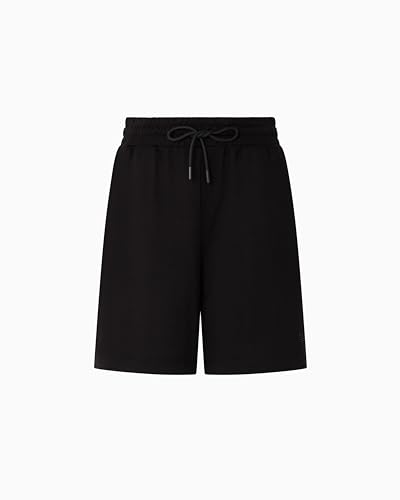 Emporio Armani Woman Viscose Fleece Bermuda Short Black XL - Bricolage & Outils Amazon Royaume-Uni à 42.84€