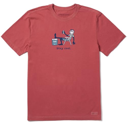 Life is Good Crusher T - Camiseta de Manga Corta para... - Amazon Espagne à 26.97€