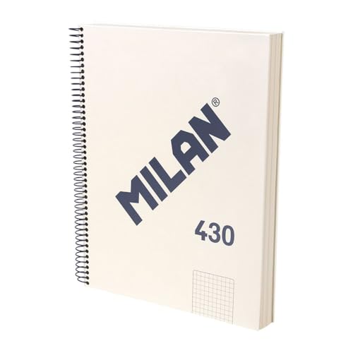 MILAN® Quaderno A4 con copertina rigida, carta a quadretti... - Auto & Moto en promo à 5.39€