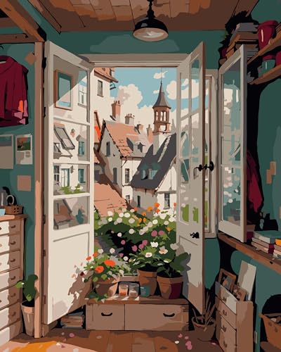 jieyisier Peinture par Numéros pour Adultes, Décoration... - Maison & Cuisine en promo à 9.34€