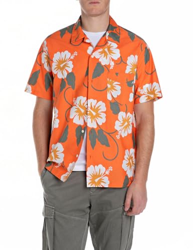 Replay Camisa de algodón de Manga Corta para Hombre, 010... - Toys & Games Amazon Spain à 25.12€