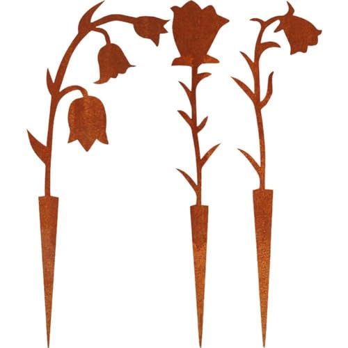 Luxylei 3 Teile/Satz Metall Eisen Rostigen Windspiel Rasen... - Jardin & Extérieur Amazon Allemagne à 4.99€