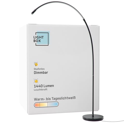 Lightbox Lámpara de pie de arco LED 1,7 m de altura |... - Home & Kitchen Amazon Spain à 38.33€