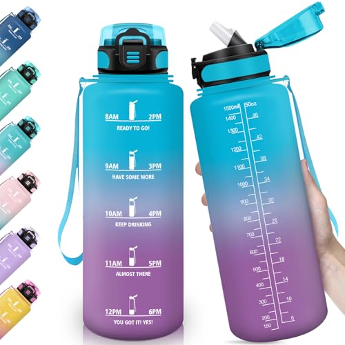 HoneyHolly Borraccia Acqua 1.5L, Cantimplora Motivazionale... - Sports & Fitness Amazon Italie à 34.49€