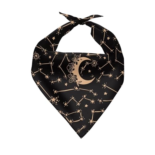 KEIAHUAN Stars Moon Hundehalstuch, waschbar... - Animalerie Amazon Allemagne à 2.99€