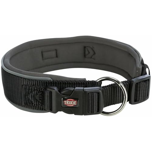 TRIXIE Prem, Collar, Extra Ancho L 46-55 cm, 50 mm Negro - Animalerie en promo à 9.08€
